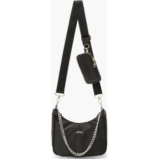 👉 Nylon Multi Way Cross Body Bag With Mini Bag, Black