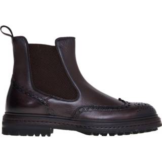 👉 Leather male bruin Chelsea boot in tumbled