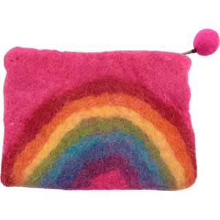 👉 Portemonnee vilten vilt Regenboog 8717506128832