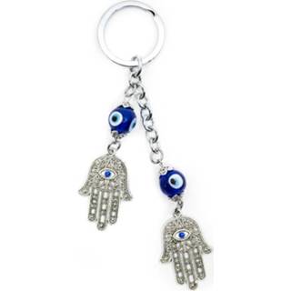 👉 Sleutelhanger metaal Bescherming Dubbele Hamsa Hand 7448124964915