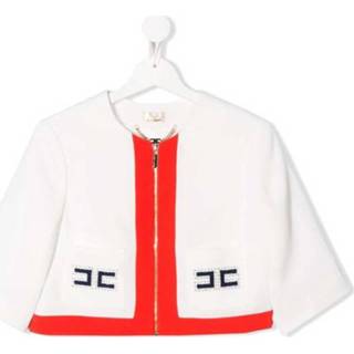 👉 Vrouwen beige Jacket with CC sponge embroidery