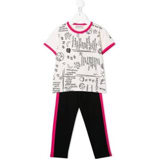 👉 Broek vrouwen wit Trouser T-Shirt set