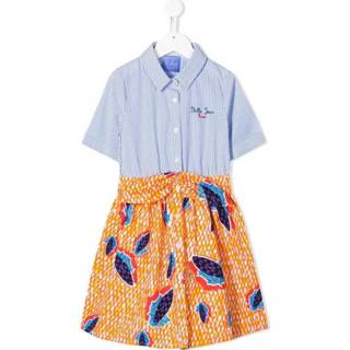 👉 Dress vrouwen blauw Corn on the cob