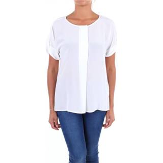 👉 Short sleeve l vrouwen wit Wwtee1145Ut1516 blouse