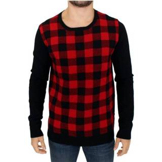 👉 Sweater XL male rood Checkered