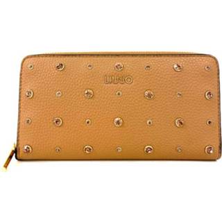 👉 Portemonnee bruin leather onesize vrouwen Liu jo Wallets Brown 1591302451878