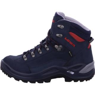 👉 Buitenmateriaa leer vrouwen donkerblauw Boots