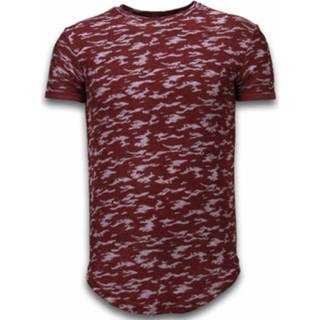 👉 Camouflage t-shirt XL male rood Fashionable