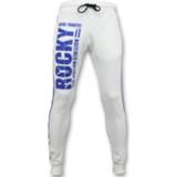 👉 Trainingsbroek XL male wit Exclusieve Italian Stallion Rocky Balboa