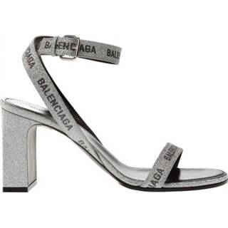 👉 Sandaal vrouwen grijs Heeled sandals with logo 1590674275327