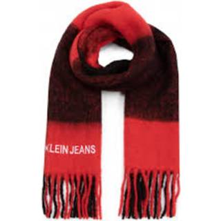 👉 Sjaal onesize male rood Buffalo Check Wool