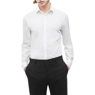 👉 Shirt wit male Calvin Klein K10K103025 Slim Men White