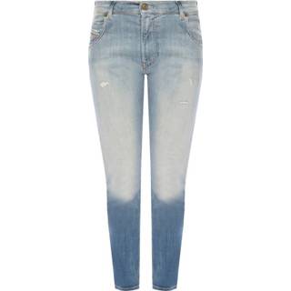 👉 Spijkerbroek W27 W25 W31 W29 W23 vrouwen blauw Krailey-B-T distressed jeans