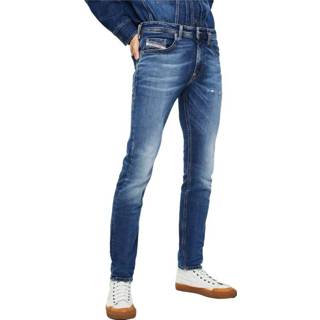 👉 Spijkerbroek blauw medium male Diesel Thommer-X 0097W Jeans Men Denim Blue