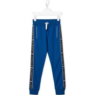 👉 Broek male blauw Technical elastic fleece trousers with logo