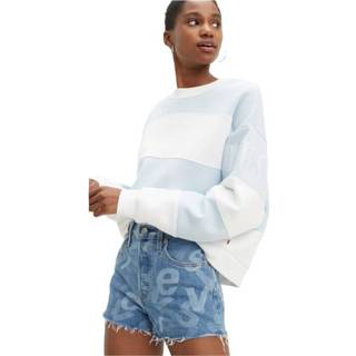 👉 Bermuda blauw W28 W24 W26 W25 W27 vrouwen Levis 56327 0099 - 501 Short Shorts AND Bermudas Women Denim Light Blue 1590093686575