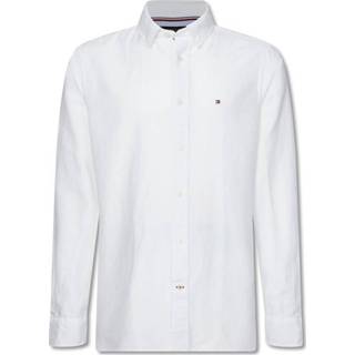 👉 Shirt linnen XL male wit Linen Twill