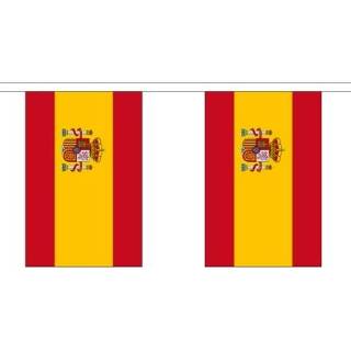 👉 Vlaggenlijn stof active Spanje met wapen - 3 meter | 7435127386370