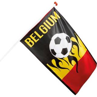 👉 Vlag active Belgische met voetbal België 90x150cm 7435127361360