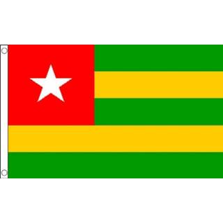 👉 Vlag active Togo 90x150cm | Best Value 7435127553574