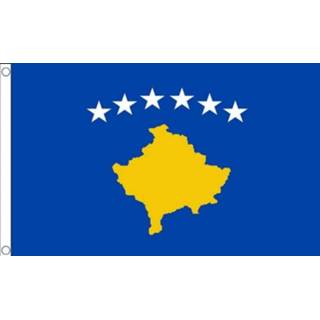 👉 Vlag active Kosovo 90x150cm | Best Value 7435127475470