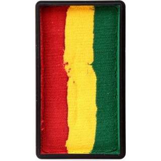 👉 Schmink rood geel groen active Carnaval Limburg block vlag rood/geel/groen 7435127334333