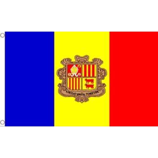 👉 Vlag active Andorra met wapen 60x90cm | Best Value 7435127353303