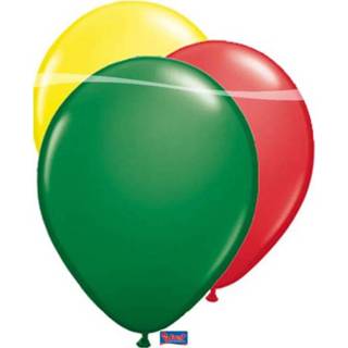 👉 Ballon rood geel groen active Ballonnen Carnaval Limburg 25 stuks 8714572081634