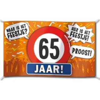 👉 Vlag active verjaardag 65 jaar 90x150cm 7435127393354