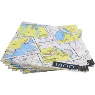 Servet active Servetjes met havenplaatsen 33x33cm 7435127418422