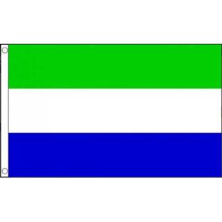 👉 Vlag active Sierra Leone 90x150cm | Best Value 7435127445404