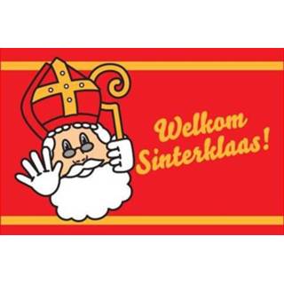 👉 Sinterklaas vlag active Welkom 70x100cm 7435127310313
