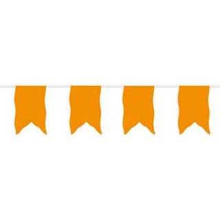👉 Vlaggenlijn oranje plastic active vaandel - 10 meter | 7435127362329