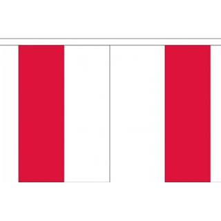 👉 Vlaggenlijn stof active Polen - 3 meter | 7435127596526