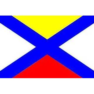 👉 Vlag active Katwijk Katwijker vlaggen 100x150cm (huidige Katwijkse vlag) 7430439392385