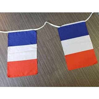 👉 Vlaggenlijn stof XL active Frankrijk 10m formaat 30x45cm 7435127455465