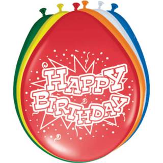 👉 Ballon active Ballonnen Happy Birthday 8 stuks 7435127498462