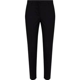 👉 Broek vrouwen zwart Pleat-front trousers 8053850100224