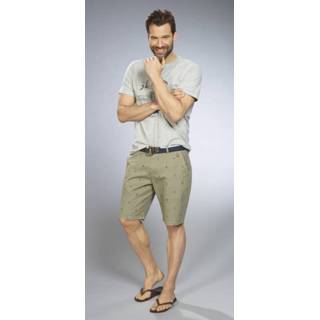 👉 Leitfeuer Shorts bedrukt, kleur kaki, maat M