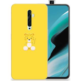 👉 Telefoonhoes baby's OPPO Reno2 Z Telefoonhoesje met Naam Baby Leopard 8720215156850