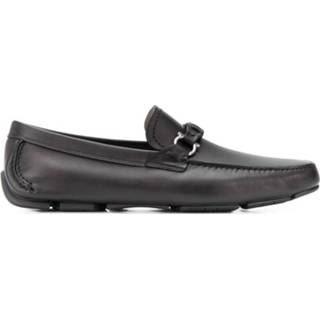 👉 Shoe male zwart Salvatore Ferragamo Flat shoes