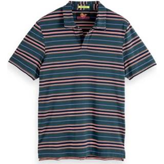 👉 L male blauw Chic polo in mercerized jersey 1589491369203