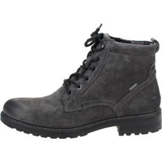 👉 Veterboots buitenmateriaa leer male donkergrijs