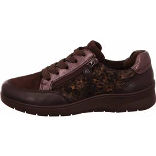 👉 Veterschoenen buitenmateriaa leer vrouwen zwart Veterschoen