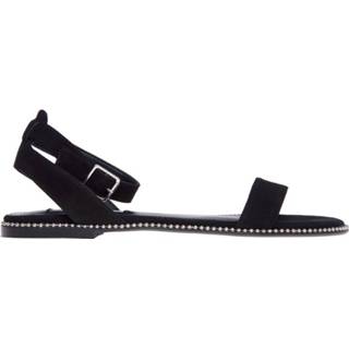 👉 Vrouwen zwart Flat sandal