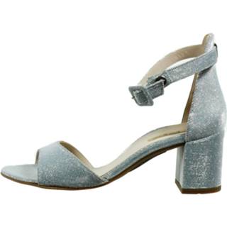 👉 Sandaal Buitenmateriaa Textiel vrouwen pastelblauw Sandalen met riem