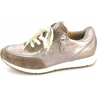 👉 Sneakers buitenmateriaa leer vrouwen rose-goud laag