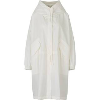 👉 Regenjas vrouwen wit Hooded Raincoat