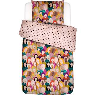 👉 Bedlinne multicolor spiratie 2-delige set bedlinnen We Got This Covers & Co 8715944685351
