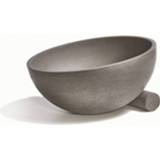 👉 Waskom bruin beige Opzet Urbi et Orbi Oblique L Beton Rond 38x18 cm / 8719304483939